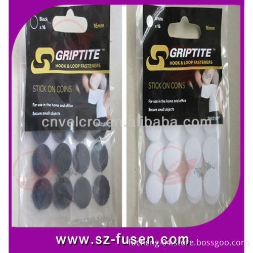 High Quality Adhesive Circle Velcro/ Adhesive Velcro Dots